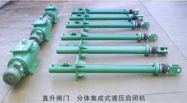 直升闸门 分体集成式液压启闭机